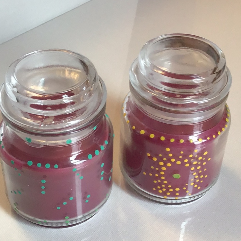 Candle Set Glass Jar/Scented